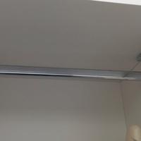 2 aste per armadio montaggio a soffitto