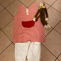 Vestito carnevale pippi calzelunghe