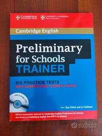 Preliminary for Schools Trainer libro nuovo superi