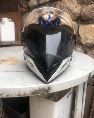 Casco moto enduro misura M