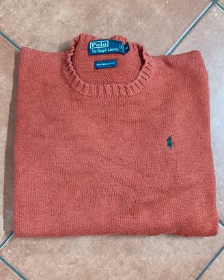 Pullover Vintage Ralph Lauren Corallo Taglia M