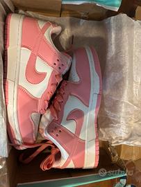 Dunk low rosa nuove taglia 36