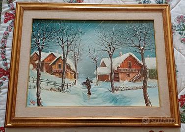 Paesaggio con neve