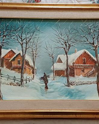 Paesaggio con neve