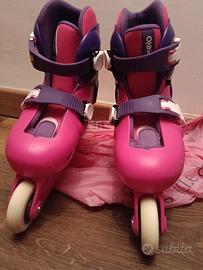 Roller bambina PLAY3 rosa-lilla