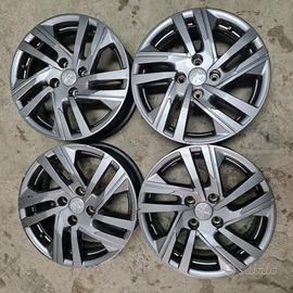 4 Cerchi da 16' in Lega - Peugeot - 208
