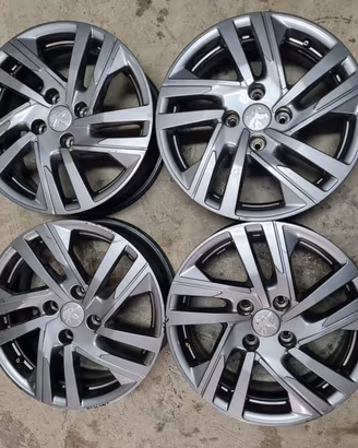4 Cerchi da 16' in Lega - Peugeot - 208