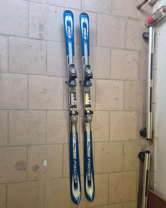 sci fischer drs 100 easy carving 168cm con attacch