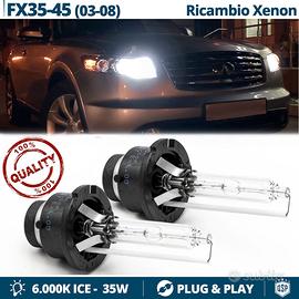 Lampadine Xenon D2S per INFINITI FX35/45 6000K 35W