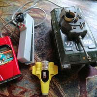 Carro armato anni 80 moto polizia e macchinina