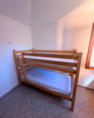 Letto a castello in legno