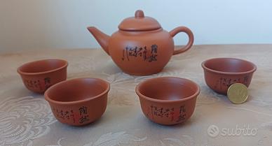 Servizio per Sake' in argilla