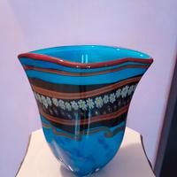 Vaso vintage in vetro di Murano