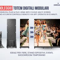Totem Digitale Modulare per eventi