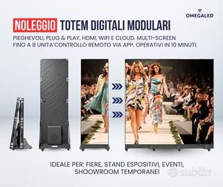 Totem Digitale Modulare per eventi