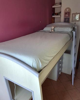 Letto a soppalco e scrivania  mondo convenienza 