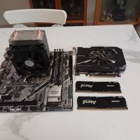 i7 11700h+scheda madre asus hs70-plus+Radeon 6gb