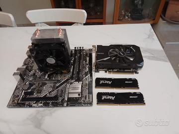 i7 11700h+scheda madre asus hs70-plus+Radeon 6gb