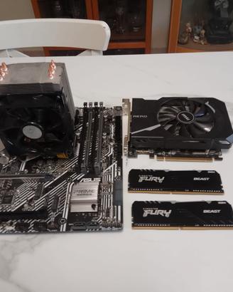 i7 11700h+scheda madre asus hs70-plus+Radeon 6gb