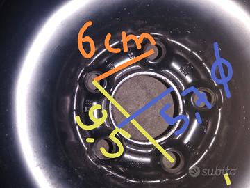 Cerchi usati 5 fori audi seat skoda wolksvagen 14