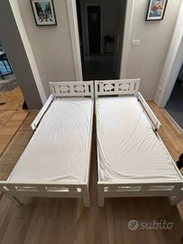 2 x Letti IKEA per bambini (Kritter) + materassi