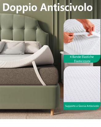 Topper per materasso 140 x 190 cm