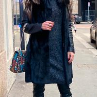 Prestigiosa giacca di visone