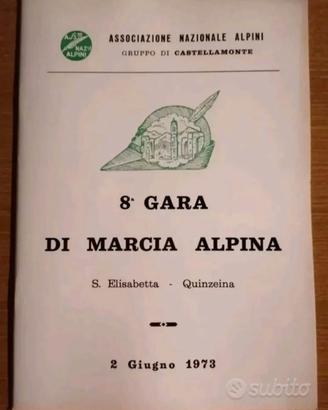 Libretto Associazione Nazionale Alpini Di Castella