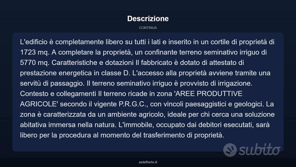 Immobile in asta di 195 m² a Cherasco - Vista 4