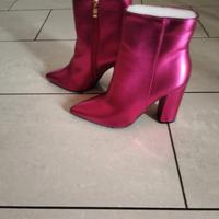 stivaletto fucsia donna