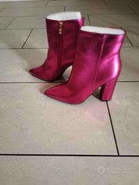 stivaletto fucsia donna