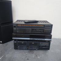 Radio,lettore cd, cassette , casse audio