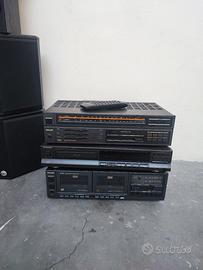 Radio,lettore cd, cassette , casse audio