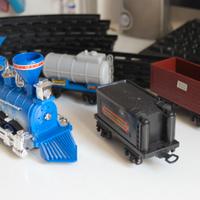 PISTA TRENINO GIOCATTOLO BAMBINI TRENO LOCOMOTIVA