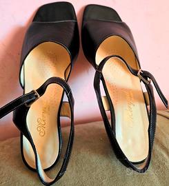 Sandali neri donna Mevynel Linea Comfort Tg.40