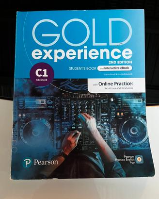 Libro inglese “Gold experience C1 Advanced”