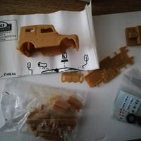 Modellino fiat campagnola polizia kit montaggio