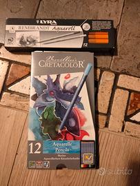 2 CONFEZIONI PASTELLI ACQUARELLABILI