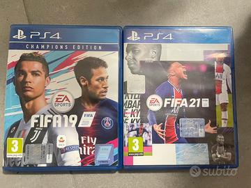 Ps4 fifa 19 e fifa 21