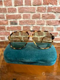 Occhiali da sole GUCCI GG1042S Aviator Havana Verd