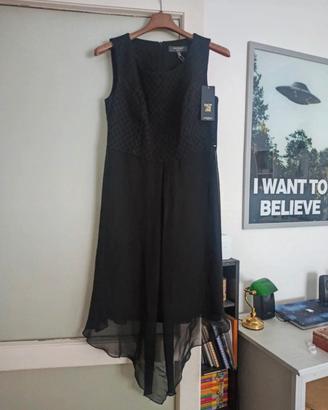 Vestito nero elegante nuovo Camomilla taglia 42