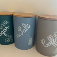 Barattoli sale zucchero caffè