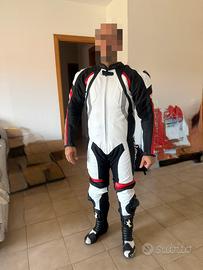 Tuta moto in pelle