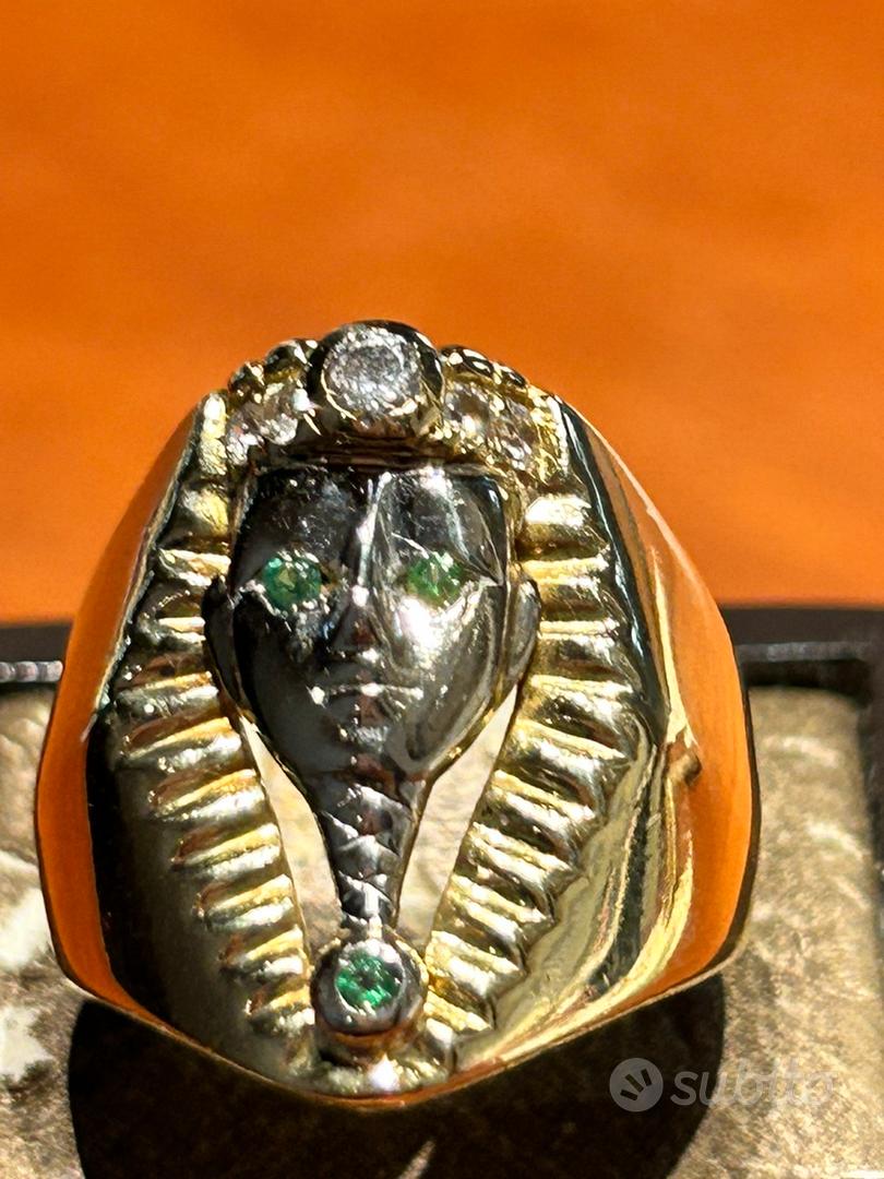 Anello sfinge oro outlet