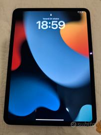 iPad pro.11 M4 5g 256 GB gps batteria 100% care+