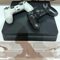 Playstation4+ doppio pad bianco+nero