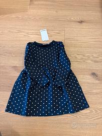 Vestitino Name It blu a pois 4 anni