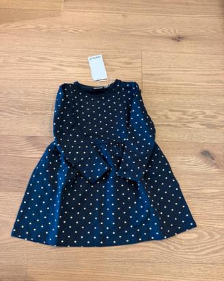 Vestitino Name It blu a pois 4 anni