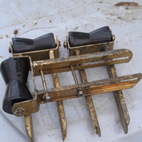 Rulli con supporto per carrello portabarca