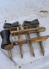 Rulli con supporto per carrello portabarca